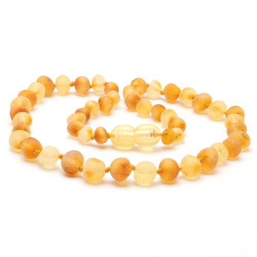 Baroque amber teething necklace 88