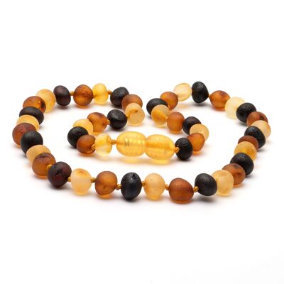 Baroque amber teething necklace 55