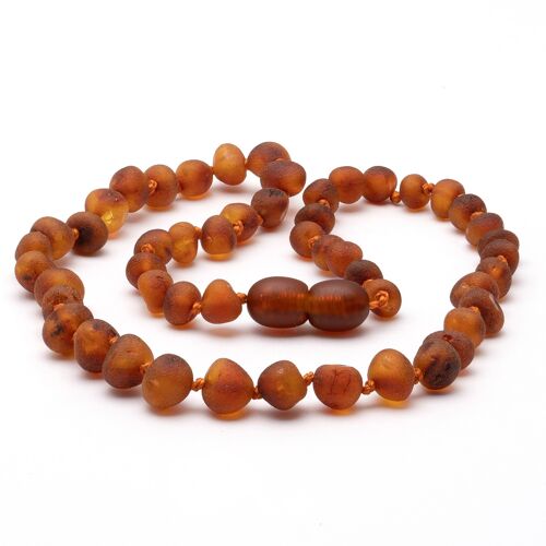 Baroque amber teething necklace 15