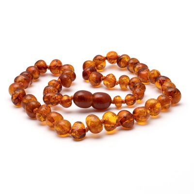 Baroque amber teething necklace 13