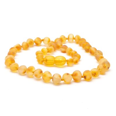 Baroque amber teething necklace 38