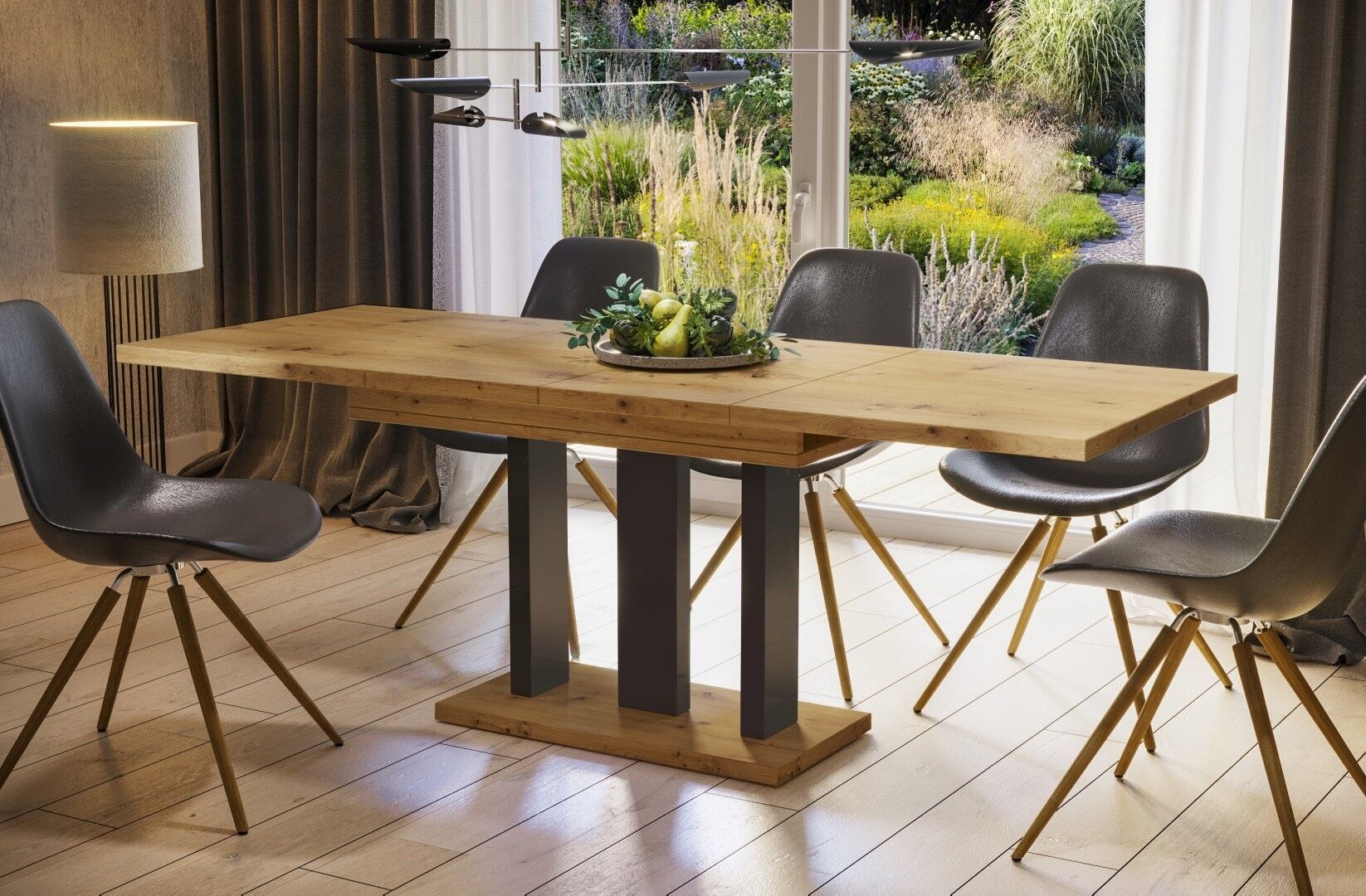 80 x 80 extending best sale dining table