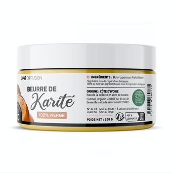 Beurre de Karité Vierge Biologique - 200 g 3