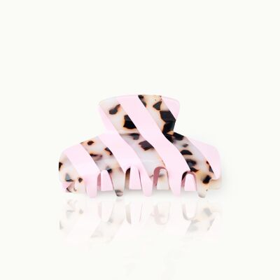 Hair clip Stripes Pink Leo