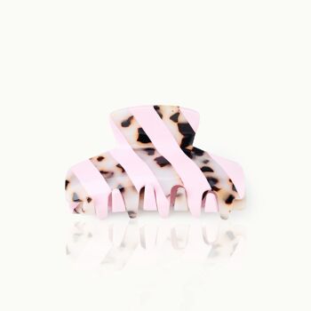 Barrette Rayures Rose Leo 1