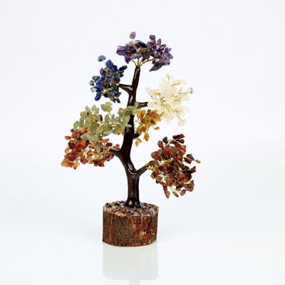 7 Chakra Crystal Tree - 500 perles et base en bois