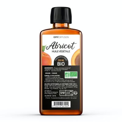 Huile d'Abricot Biologique - 250 ml