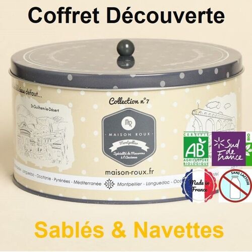 Coffret 200g Navettes & Sablés BIO X12