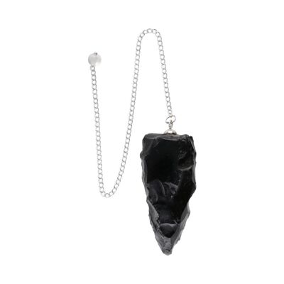 Raw Obsidian Pendulum