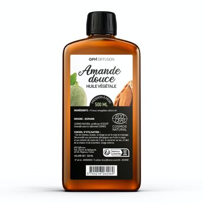 Cosmos Natural Sweet Almond Oil - 500 ml