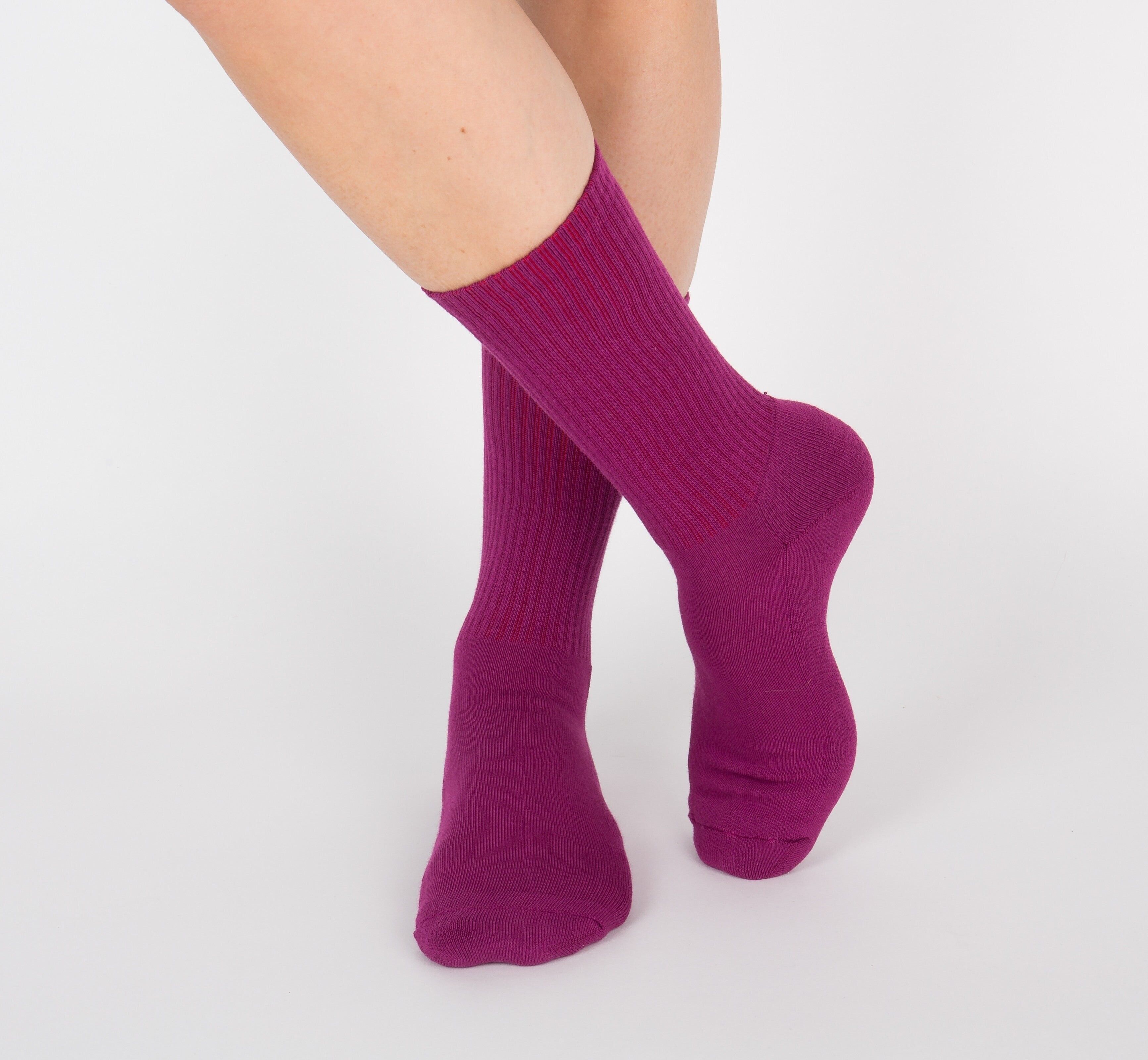 Calze Bouclé - Melanzana