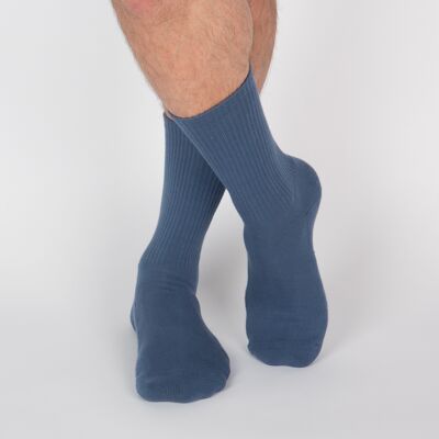 Chaussettes bouclette - Bleu De Nîmes