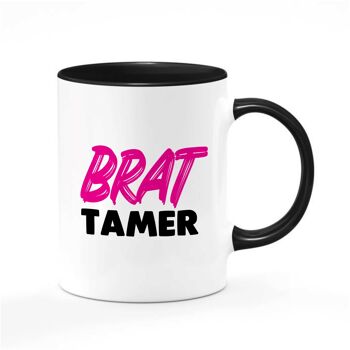 Rude Mug -Idées de cadeaux pour adultes BDSM - Cadeaux coquins pour lui et elle Brat Tamer BLACK - MUG - 510 1