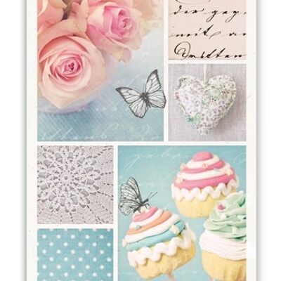 Roses et cupcakes (SKU : GB300)