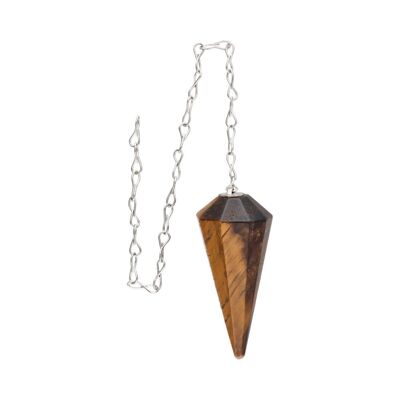 Tiger Eye Faceted Pendulum