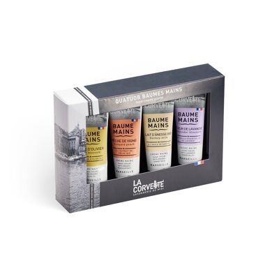 Coffret crème pour les mains Quatuor