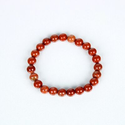 Bracelet en cristal de jaspe rouge