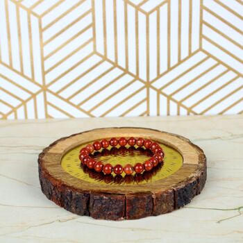 Bracelet en cristal de jaspe rouge 3