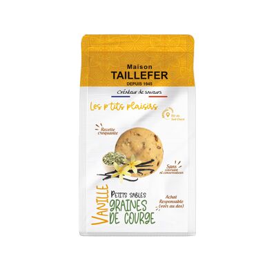 SABLÉS VANILLE ET GRAINES DE COURGE 97G