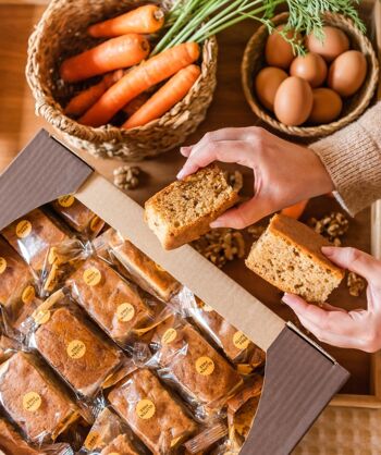 (SANS GLUTEN) Gâteau aux carottes sans gluten et sans lactose (30 unités) 2