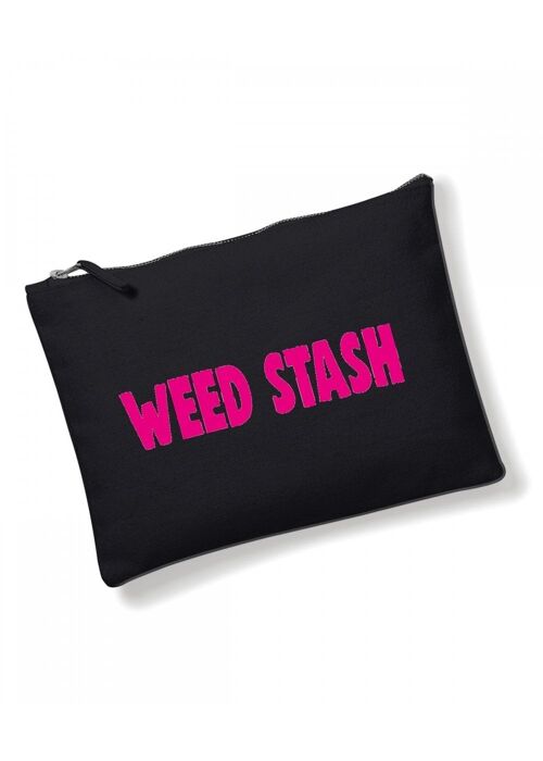 Make Up Bag, Cosmetic Wallet, Zipper Pouch, Slogan Make up bags, Funny Gift for Her Weed stash CB11