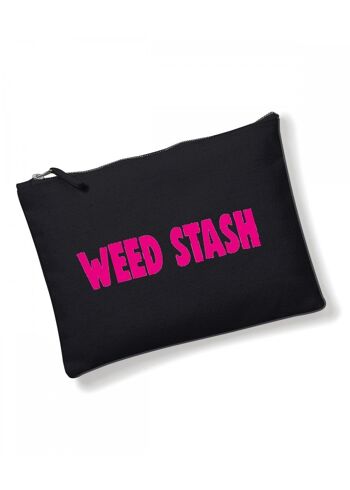 Make Up Bag, Cosmetic Wallet, Zipper Pouch, Slogan Make up bags, Funny Gift for Her Weed stash CB11 1