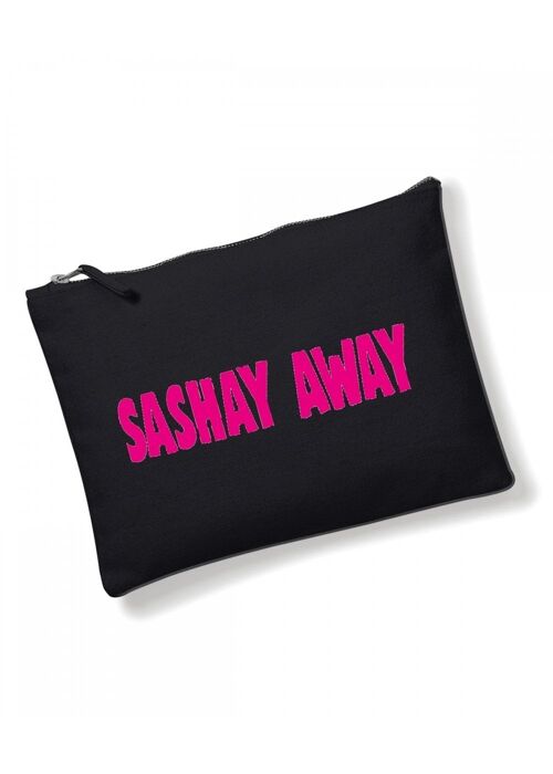 Make Up Bag, Cosmetic Wallet, Zipper Pouch, Slogan Make up bags, Funny Gift for Her Sashay Away CB12
