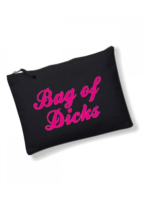 Sex toy accessory bag , masturbation kit , vibrator bag holder, birthday gift for best friend , cosmetic make up bag Bag of Dicks CB19