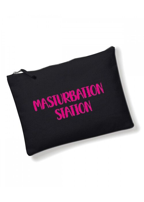 Sex toy accessory bag , masturbation kit , vibrator bag holder, birthday gift for best friend , cosmetic make up bag Masturbation Station CB20