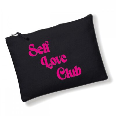 Borsa per accessori per giocattoli sessuali, kit per masturbazione, supporto per borsa vibratore, regalo di compleanno per il migliore amico, borsa per il trucco cosmetico Self love club CB22