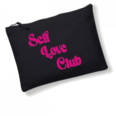 Borsa per accessori per giocattoli sessuali, kit per masturbazione, supporto per borsa vibratore, regalo di compleanno per il migliore amico, borsa per il trucco cosmetico Self love club CB22