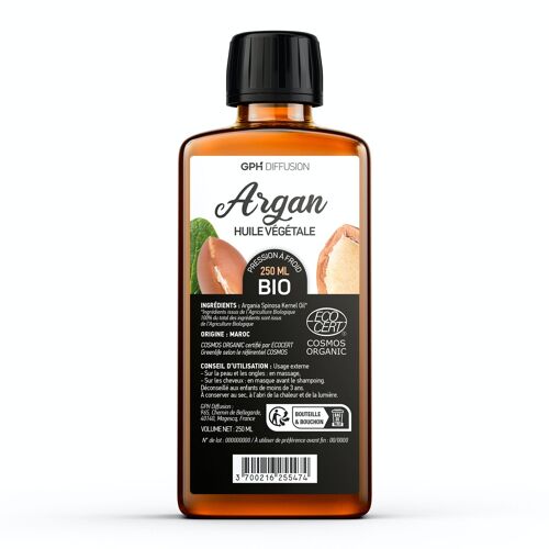 Huile d'Argan Biologique - 250 ml
