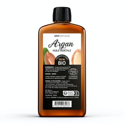 Huile d'Argan Biologique - 500 ml