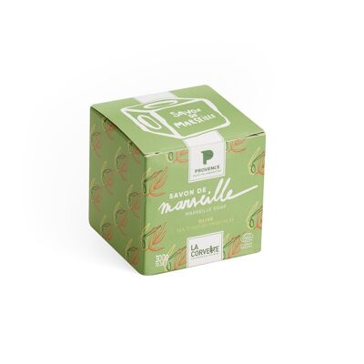 Cubo de Jabón Marseille Provence – OLIVA – 300g – Caja