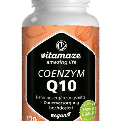 Coenzym Q10 200 mg hochdosiert, 120 vegane Kapseln