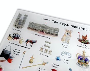 La planche à découper de l'alphabet royal 5