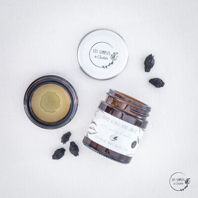Face balm for oily skin with wild myrtle and camelina