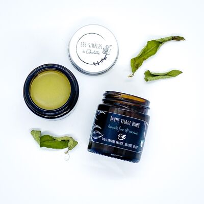Men's face balm with verbena and fine lavender