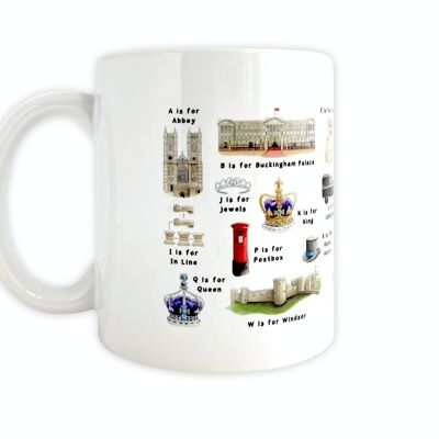 The Royal Alphabet Mug