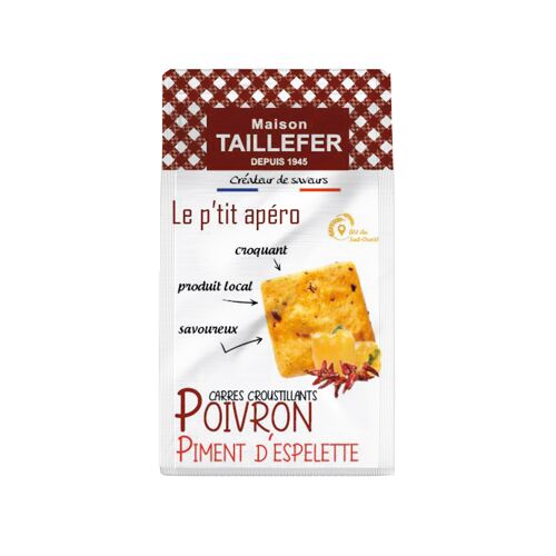 CARRE CROUSTILLANT POIVRON PIMENT D’ESPELETTE 97G