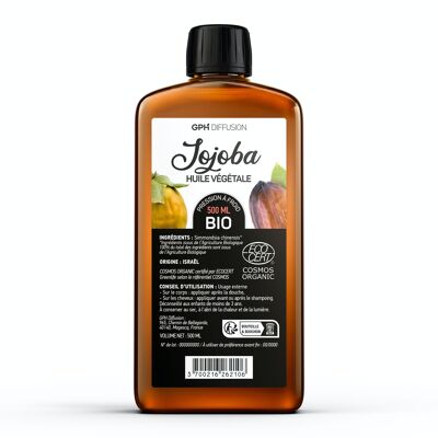 Olio di Jojoba Biologico - 500 ml