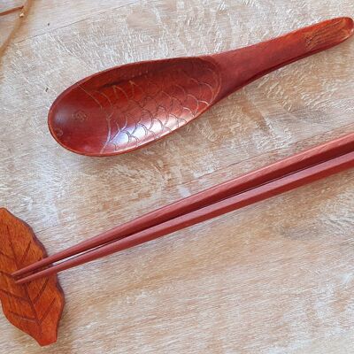 Japanese Chopsticks Red-Natural Wood Tableware Decoration