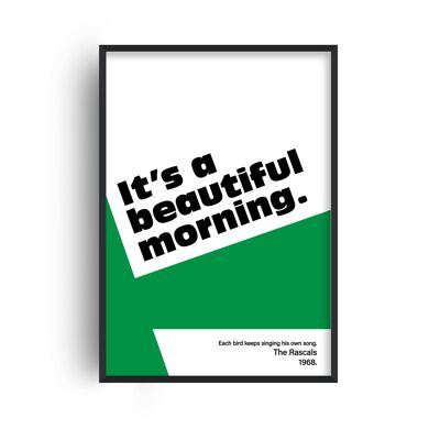 Schöner Morgen abstrakter Giclée-Kunstdruck