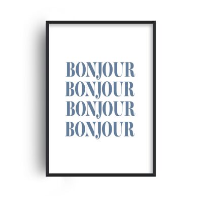 Bonjour Französischer Giclée-Kunstdruck