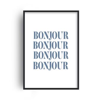 Bonjour Français Giclée Impression artistique 1