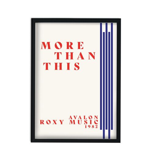 More Than This Giclée retro Art Print