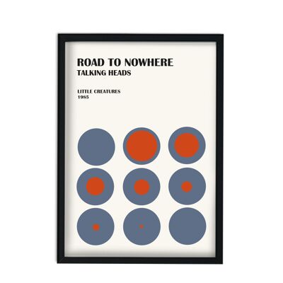 Road To Nowhere Giclée stampa d'arte retrò