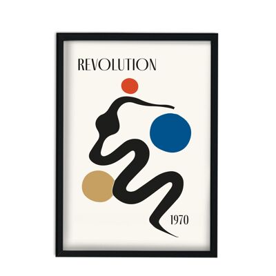 Rivoluzione Giclée stampa d'arte retrò