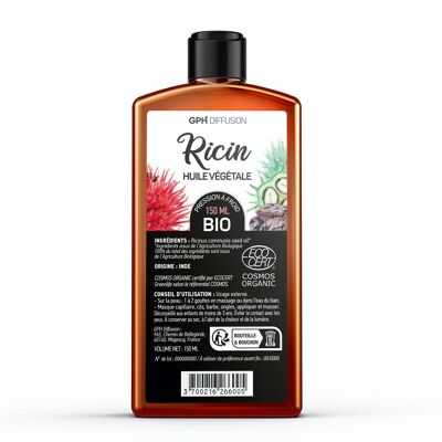Huile de Ricin Biologique - 150 ml