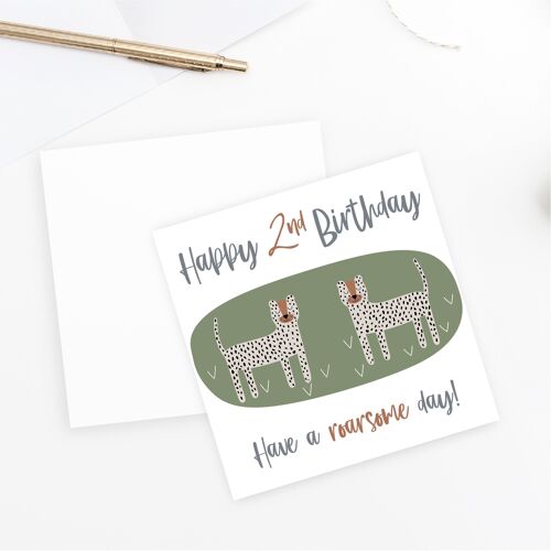 Happy 2nd Birthday Card